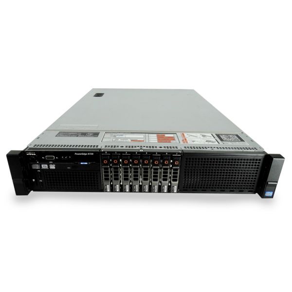 DELL Server R720, 2x E5-2620, 32GB, 2x 750W, 8x SFF, DVD-RW, REF