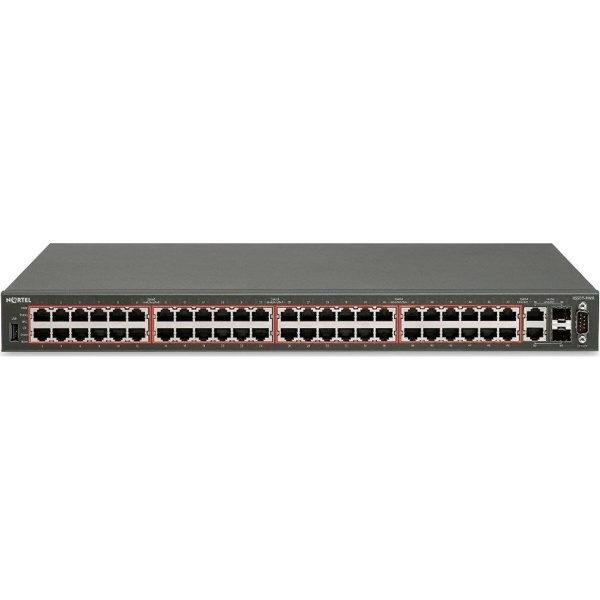 SWITCH NORTEL 4550T-PWR 48-Ports Gigabit (2) 1G SFP POE +2xCOMBO GIGABIT+2xSFP w/ Rkmnts