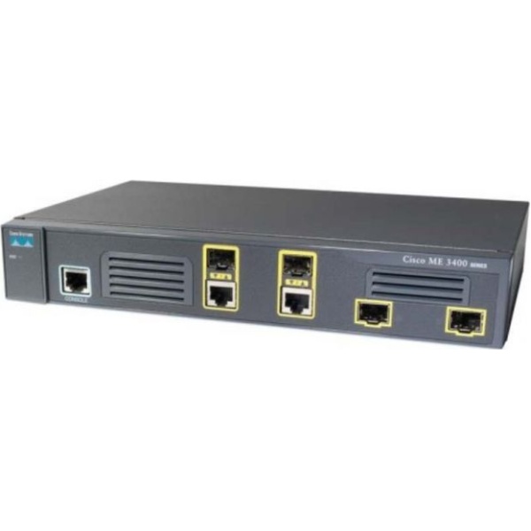 SWITCH CISCO ME-3400EG-2CS-A 2-Ports Gigabit (4) 1G SFP SFP+ without/ Rkmnts