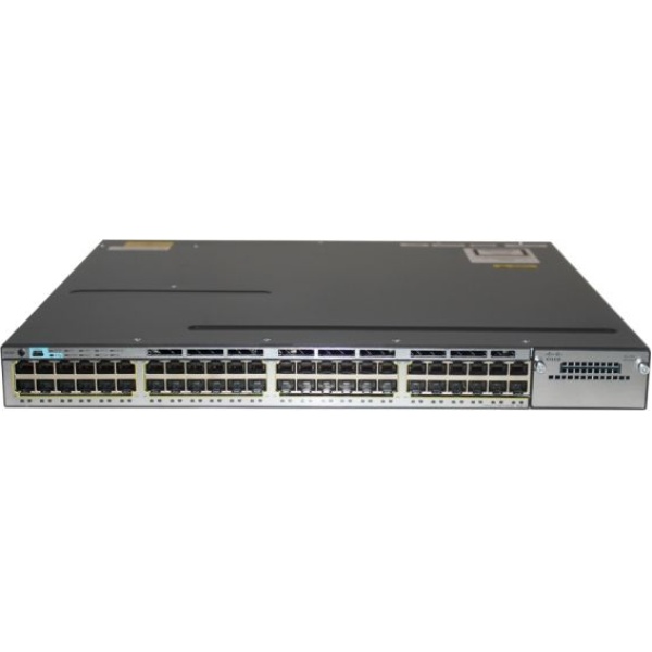 SWITCH CISCO WS-C3750X-48P-L 48-Ports Gigabit POE+ /w 1x PSU (C3KX-PWR-715WAC) w/ Rkmnts