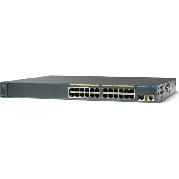 SWITCH CISCO 2960 24-Ports 10/100 2x1000BT w/ Rkmnts