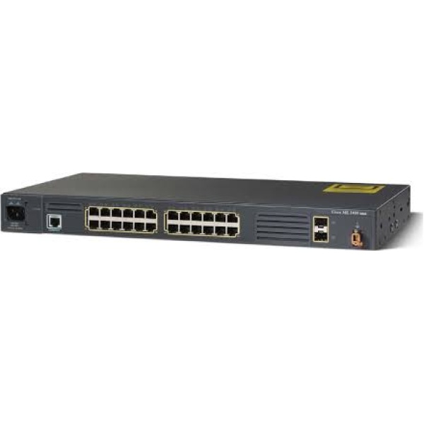 SWITCH CISCO ME-3400-24TS-A 24-Ports 10/100 (2) 1G SFP w/ Rkmnts