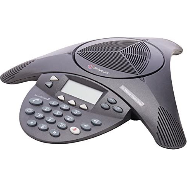 IP PHONE POLYCOM SOUNDSTATION 2 NON-EXPANDABLE CONFERENCE PHONE /w UNIVERSAL MODULE (2201-16050-622) *BOX*