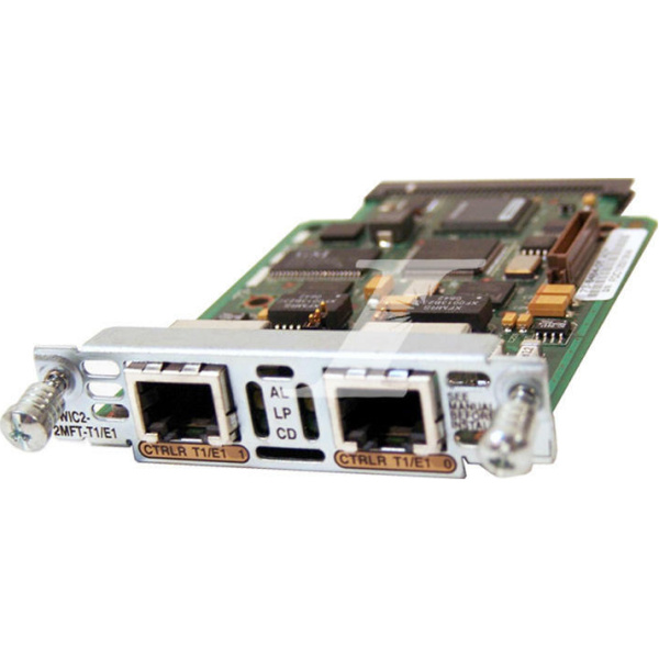 Cisco VWIC2-2MFT-T1/E1 Multiflex Trunk Voice WAN Interface Card