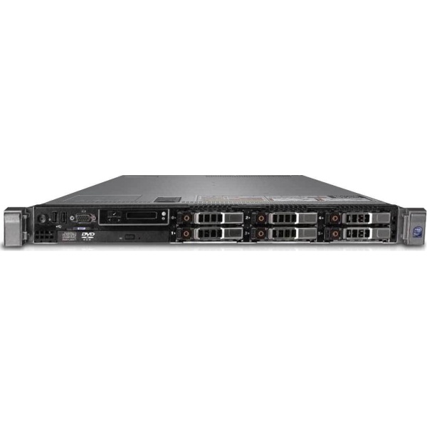 Dell Poweredge R610 2 x Xeon E5620 (4-Cores)/16GB/DVD/Perc H700-512MB/6xSFF/2x717W/No Rails