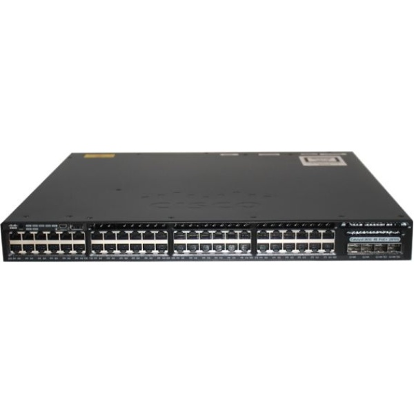 SWITCH CISCO WS-C3650-48FD-S 48-Ports Gigabit (4) 1G SFP POE+ /w 1x PSU 1025W (P/N: PWR-C2-1025WAC) w/ Rkmnts