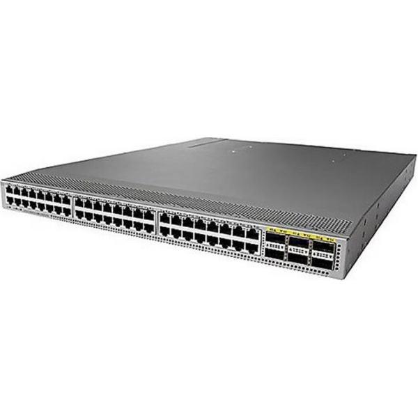 SWITCH NEXUS N9K-C9372TX-E 48-Ports 10G (6) 40/100G QSFP 2x PSU 650W (P/N: N9K-PAC-650W) w/ Rkmnts