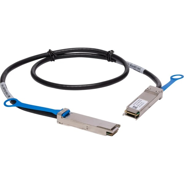 Cable Dell DAC-Q28-100G-1M 100G QSFP28 Passive Direct Attach Copper Twinax 1m QSFP-100G-CU1M