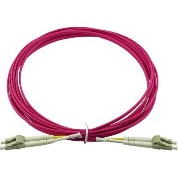 Cable LC UPC to LC UPC Duplex OM4 Multimode PVC (OFNR) 2.0mm Fiber Optic Patch 30m