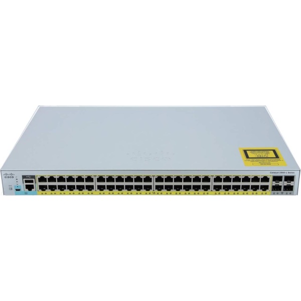 SWITCH CISCO 2960-L 48-Ports Gigabit (4) 1G SFP POE+ w/ Rkmnts