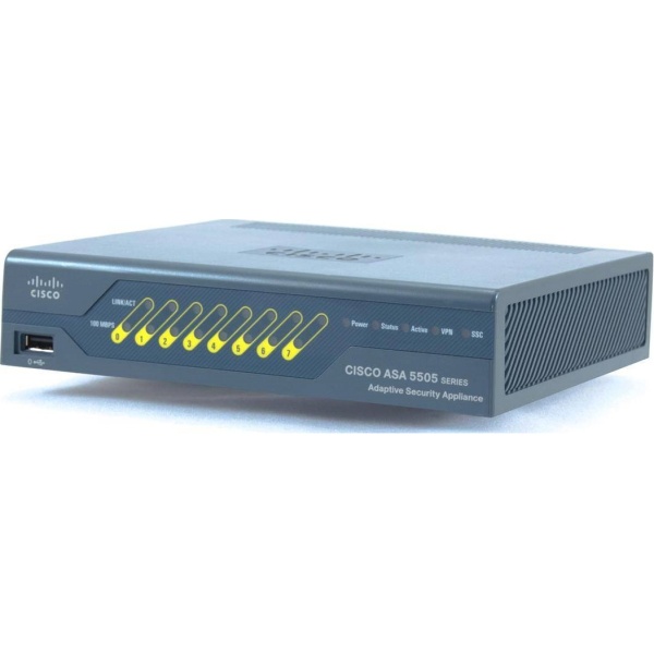 FIREWALL CISCO ASA 5505 ADAPTIVE SECURITY APPLIANCE (NO PSU)