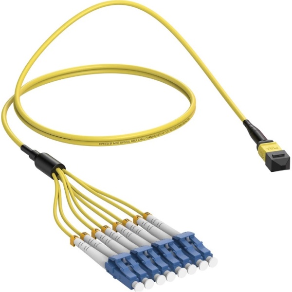 CABLE OPTICONX OM4 8 FIBER MTP(M)-LC 40G 8M