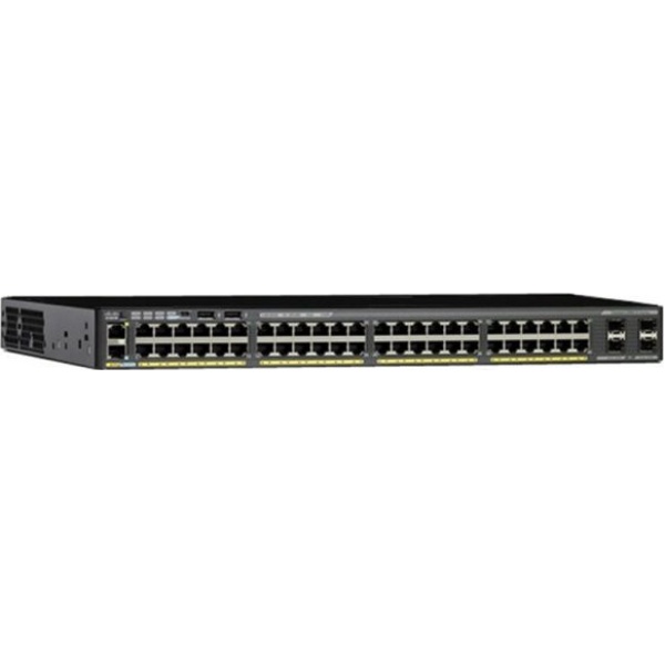 SWITCH CISCO WS-C2960X-48FPD-L 48-Ports Gigabit (2) 10G SFP POE+ /w C2960X-STACK w/ Rkmnts