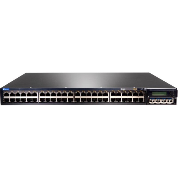 SWITCH JUNIPER EX4200-48T 48-Ports Gigabit POE 8 /w 1x PSU 320W (P/N: EX-PWR-320-AC) w/ Rkmnts