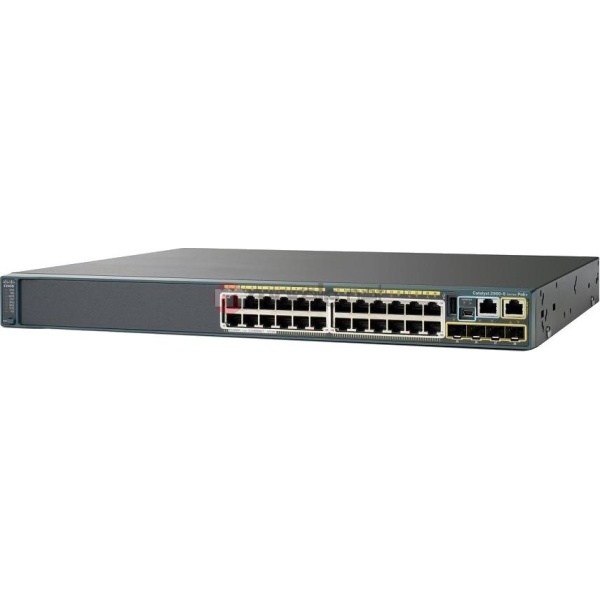 SWITCH CISCO WS-C2960X-24PS-L 24-Ports Gigabit (4) 1G SFP POE+ 24 w/ Rkmnts