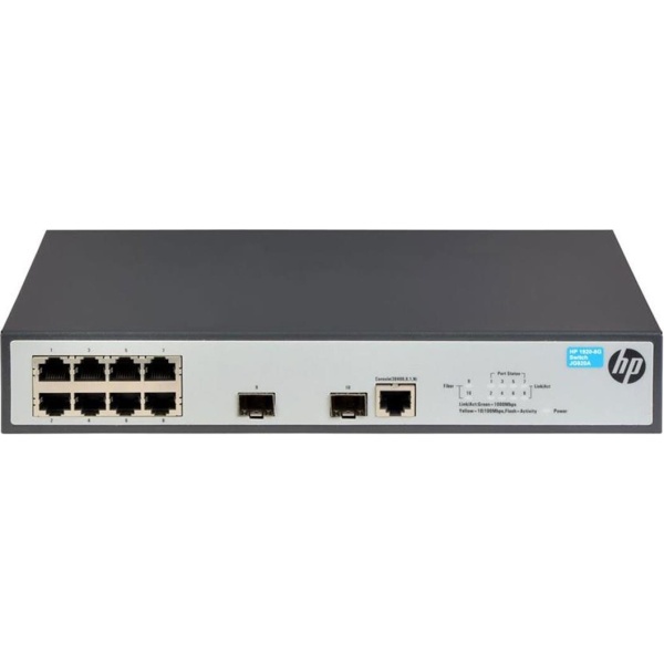 SWITCH HP OfficeConnect 1920-8G 8-Ports Gigabit (2) 1G SFP w/ Rkmnts