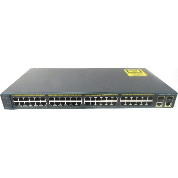 SWITCH CISCO WS-C2960-48TC-L 48-Ports 10/100 (2) 1G SFP w/ Rkmnts