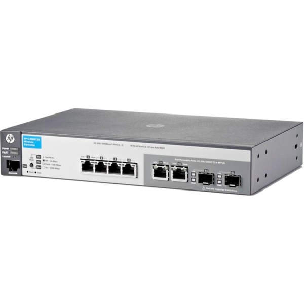 SWITCH HP MSM720 6-Ports Gigabit Access Controller w/ Rkmnts