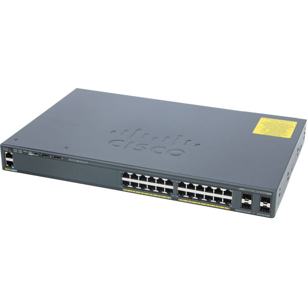 SWITCH CISCO WS-C2960X-24TS-L 24-Ports Gigabit (4) 1G SFP w/ Rkmnts